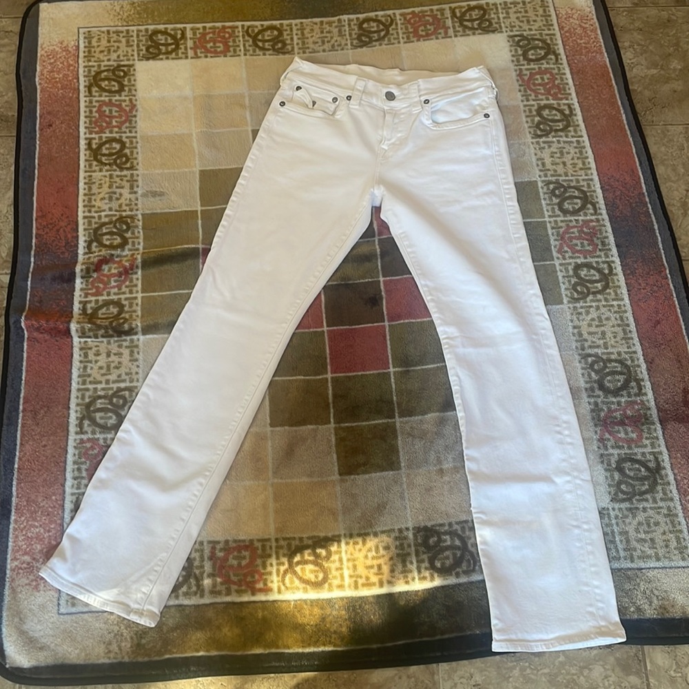 All White True Religion Pants used for a special occasion then never worn again